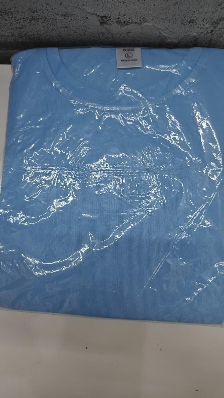 Men's Round Neck Polyester Casual T-shirt (Pack of 2)